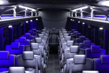 Evanston Charter Bus Interior